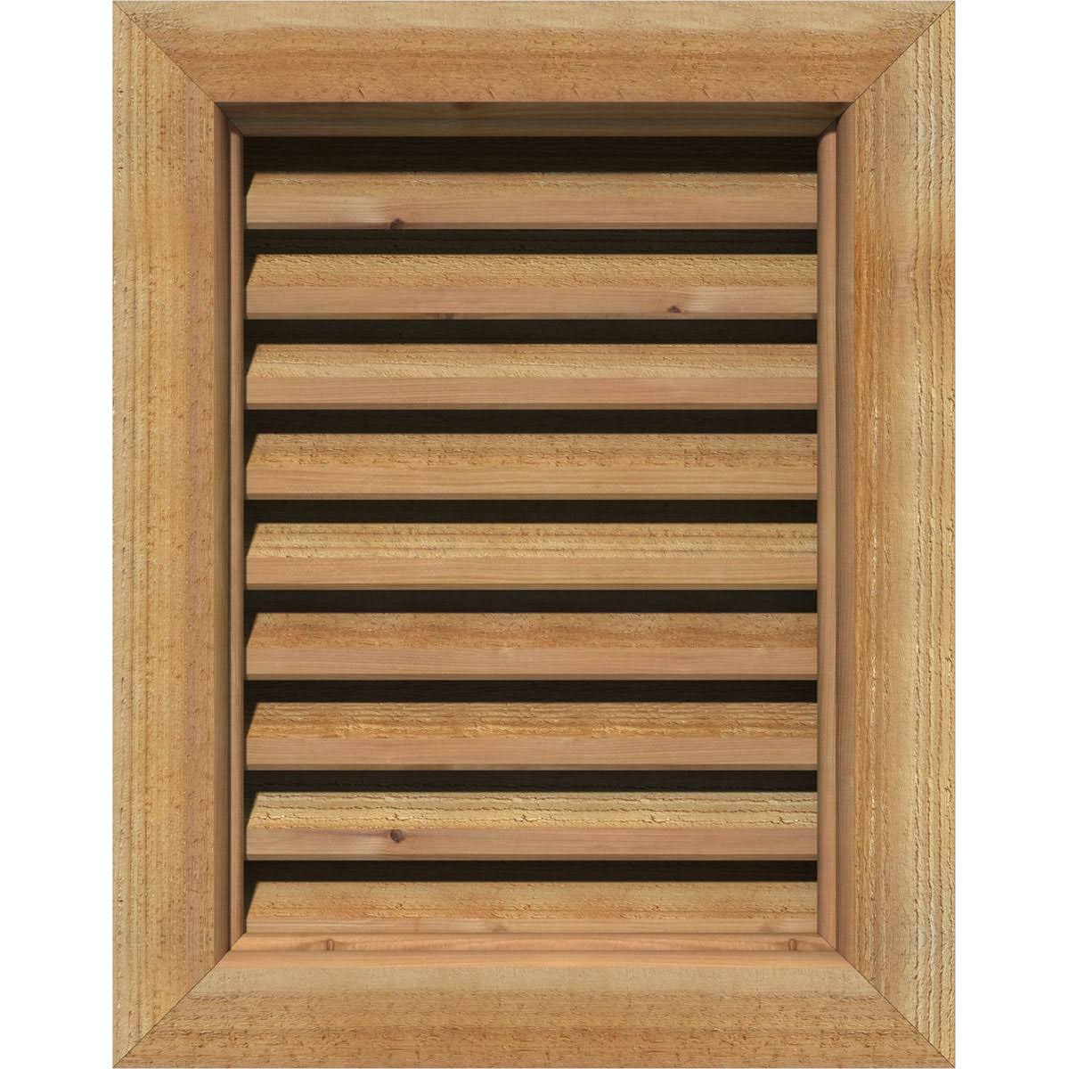 Unfinished Functional Rough Vertical Gable Vent P8737