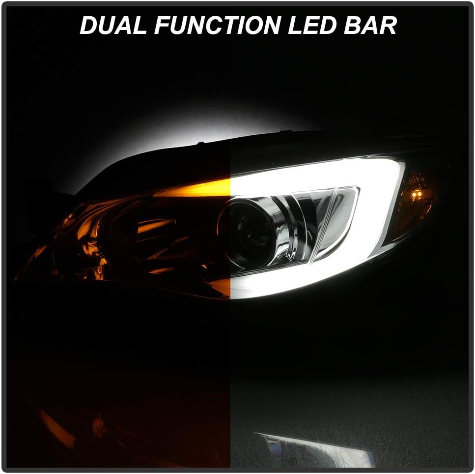 Chrome LED Projector Headlights K476609