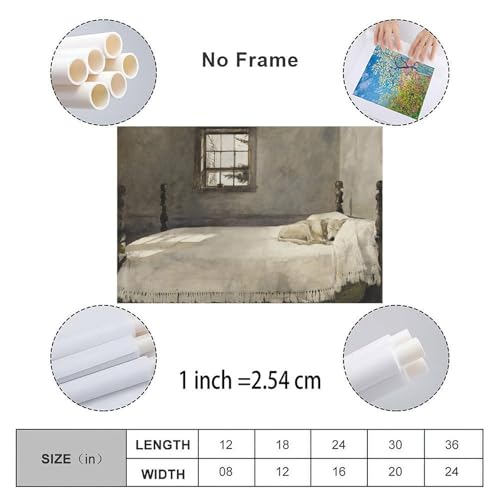 Canvas Painting Wall Art Poster 24x16inch N9194