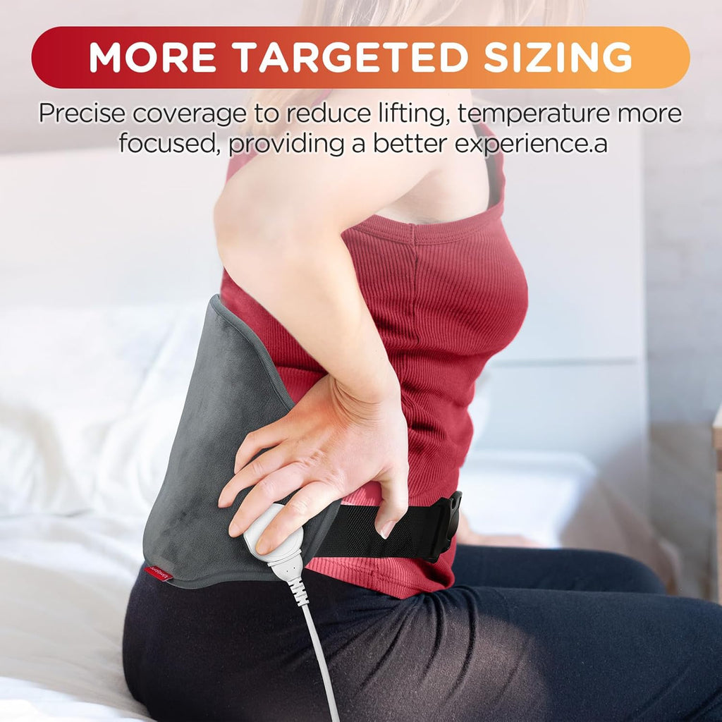 Heating Pad with Strap, 9 Heat Levels, 11 Auto-Off K854130