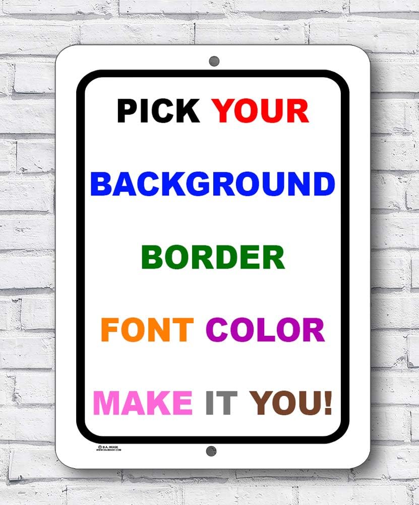 Custom Metal Sign Pack of 2 U6208