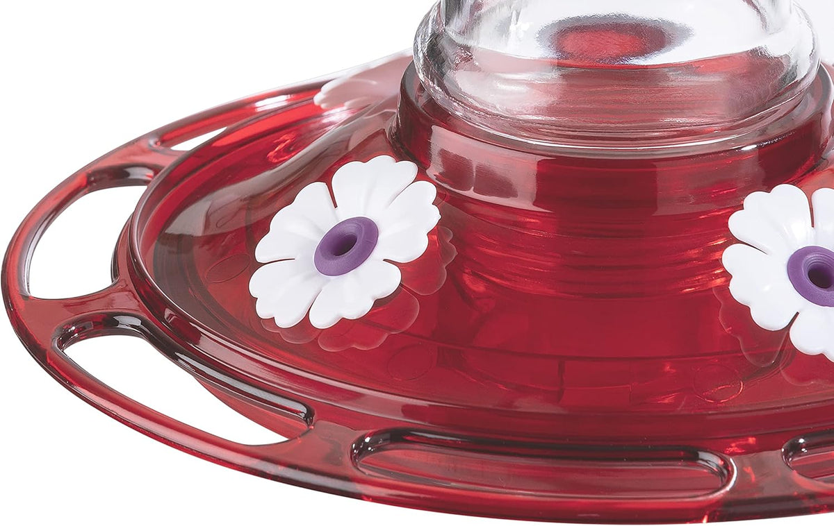 Glass Hummingbird Feeder, 5 Feeding Stations, 20 Ounces H513