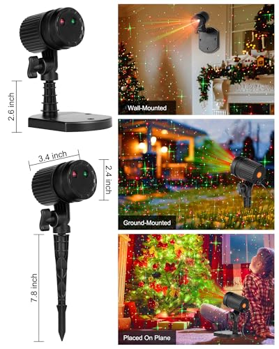 Red and Green Starry Projection Light W2537