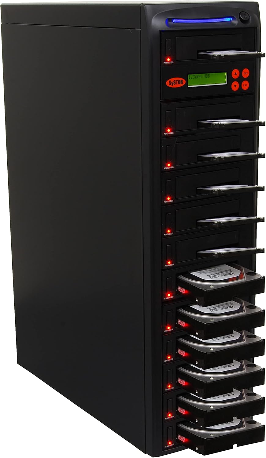 HDD/SSD Hard Drive Duplicator & Eraser for SATA 3.5 Disk & 2.5 Solid State Drives A751