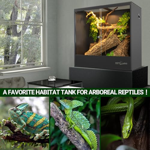 30 Gallon PVC Tall Reptile Terrarium with Sliding Door B728