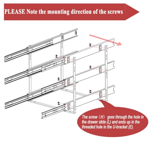 2 Tier Pull Out Wood Cabinet Organizer O5557