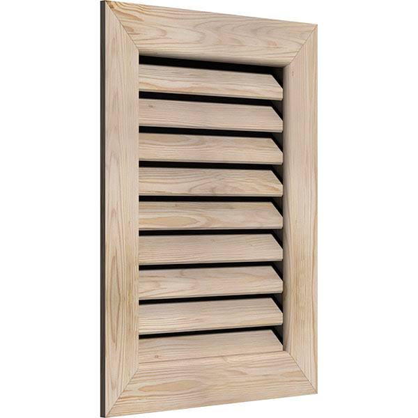Unfinished Smooth Pine Gable Vent H992287
