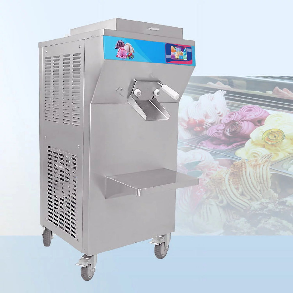 Commercial Fruit Hard Ice Cream Machine, Gelato Ice Cream Machine, Batch Freezer, Italian Ice Machine L135682