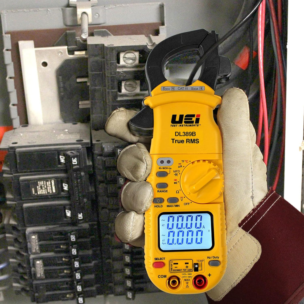 Digital True RMS Clamp Meter 4000 Counts Auto Ranging Voltmeter Y3631