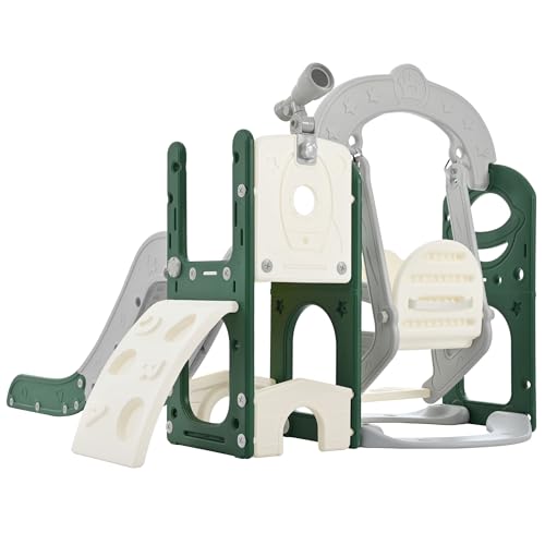Toddler Slide with Swing Playset V70034