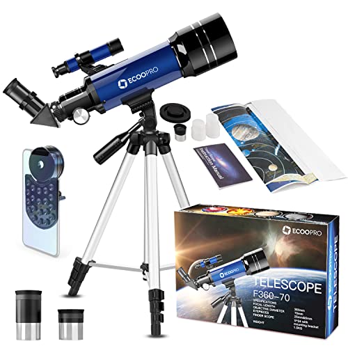 70mm Refractor Telescope with Adjustable Tripod W51981