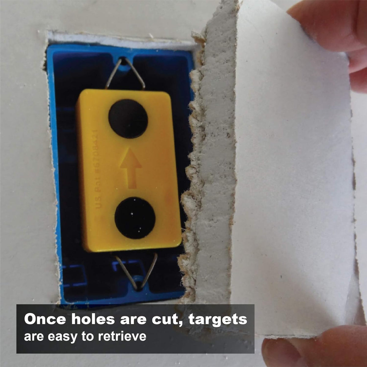 Multi Mark Drywall Cutout Locator Tool with Magnetic Targets and Locator Kit R541785