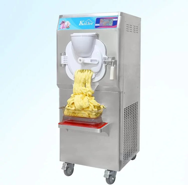 ETL Commercial Hard Ice Cream Machine, Italian Water Ice Machine, Batch Freezer, 14L Cylinder E484