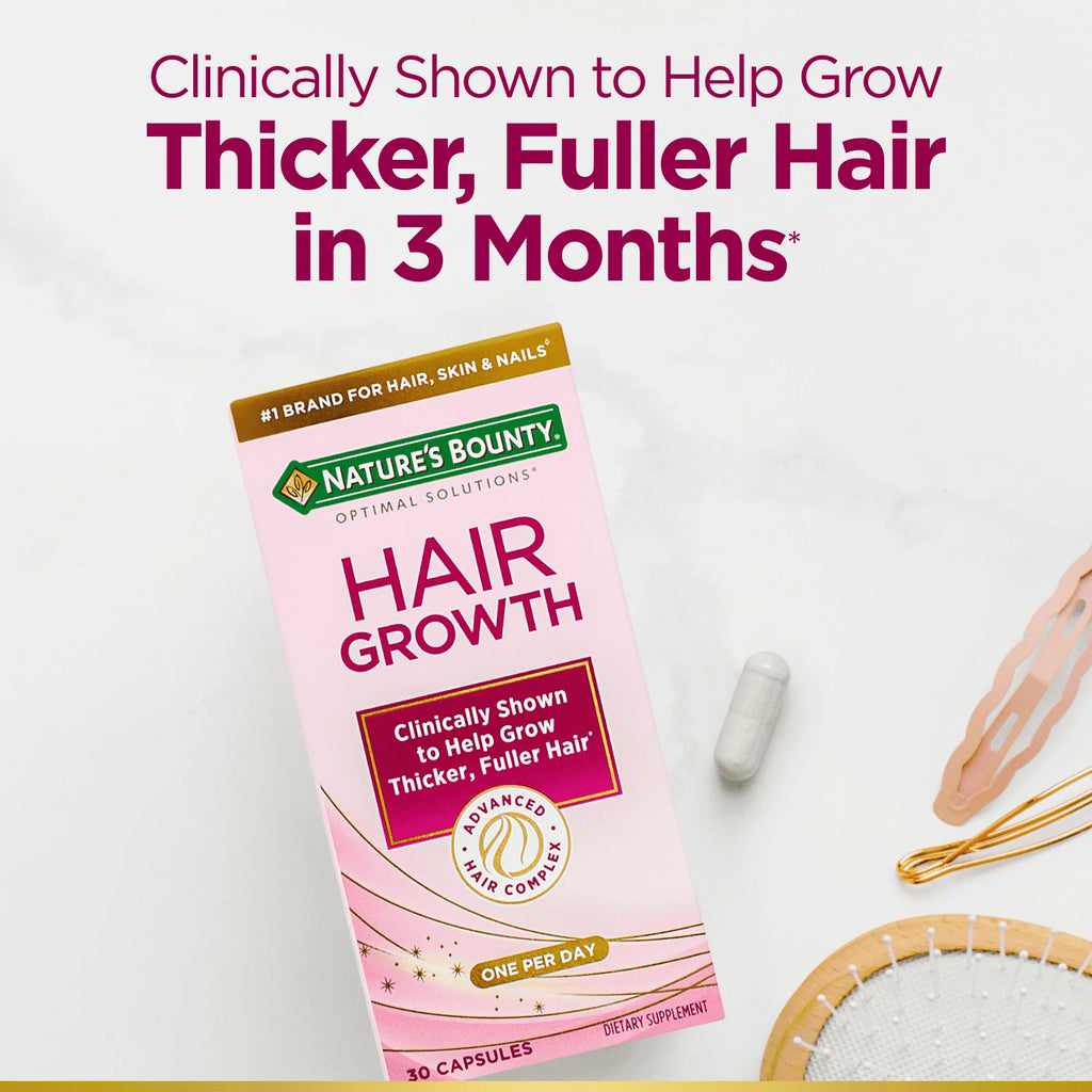 30 Capsules Hair Growth Supplement with Biotin A487480
