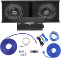 Dual 12" Subwoofer Bass Package with Loaded Enclosure and Amplifier L951950