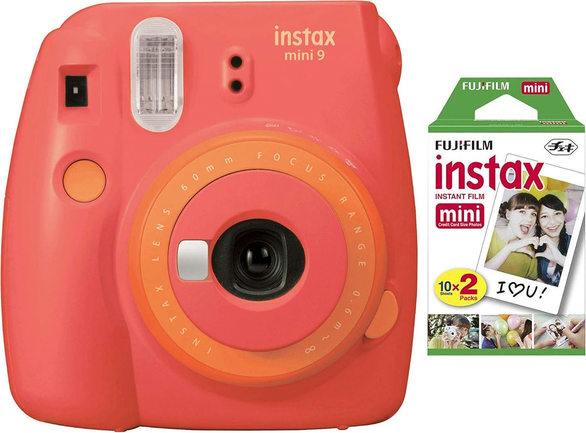 Flamingo Pink Instant Camera and Film Twin Pack N75704