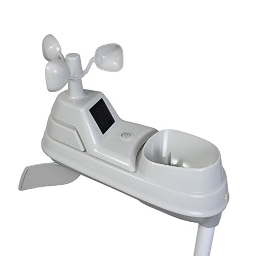 White 5-in-1 Weather Sensor with Rain Gauge V601