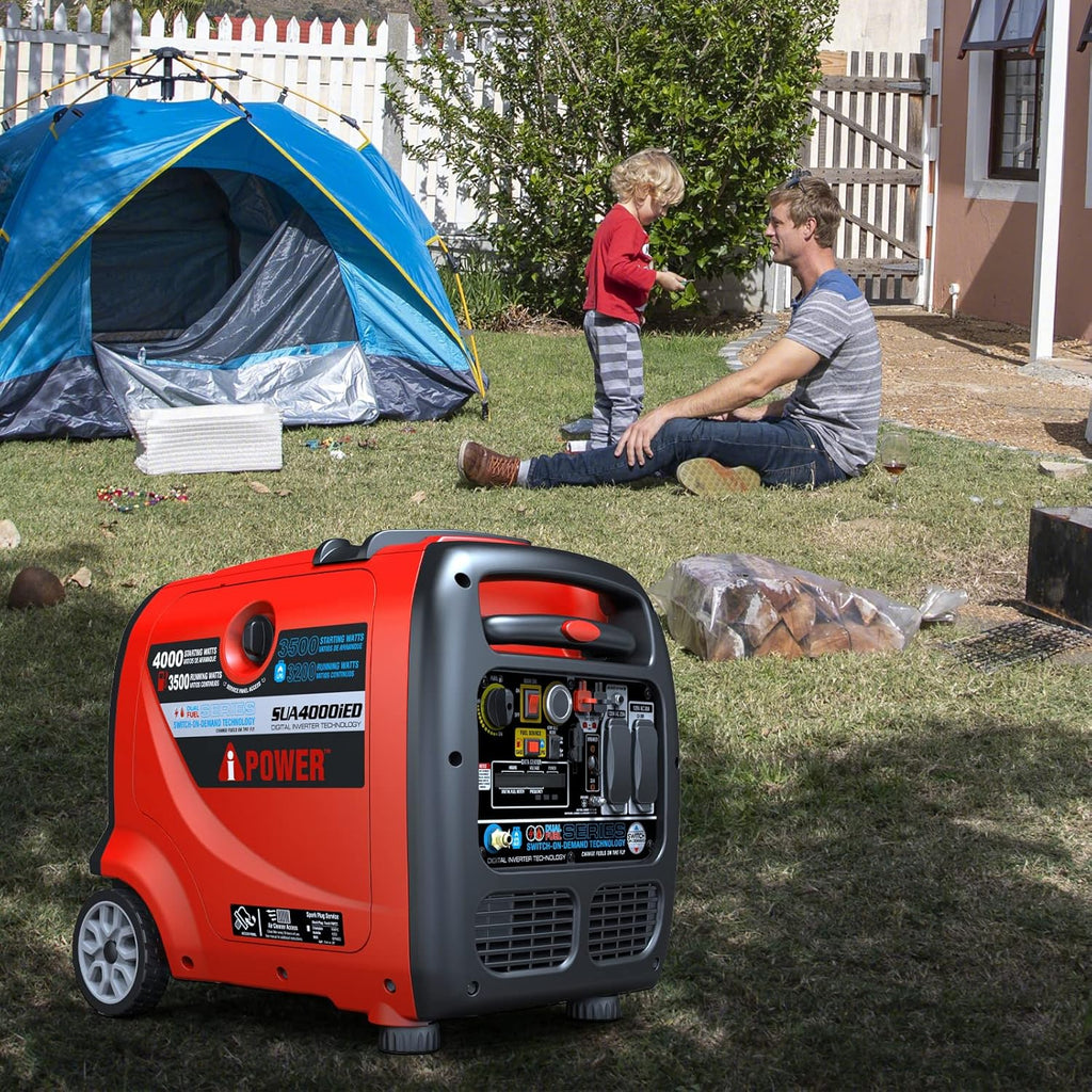4000 Watt Portable Inverter Generator Gas & Propane Powered X2450