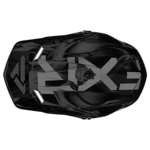 Black Snowmobile Helmet K834315