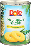 Pineapple Slices in 100% Pineapple Juice 20 oz (Pack of 12) S1705