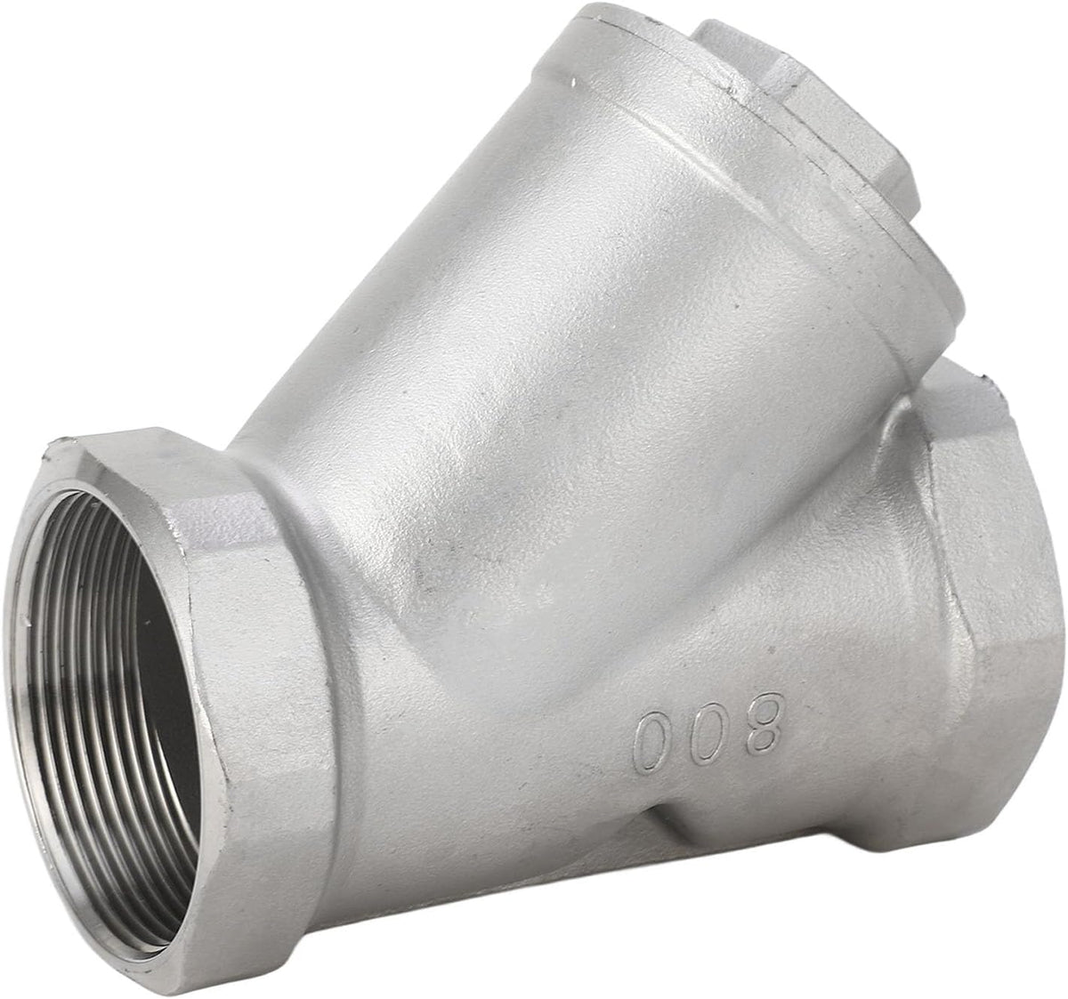 2 Inch DN50 Thread Y Type Strainer 304 Stainless Steel Y Shaped Filter M36107