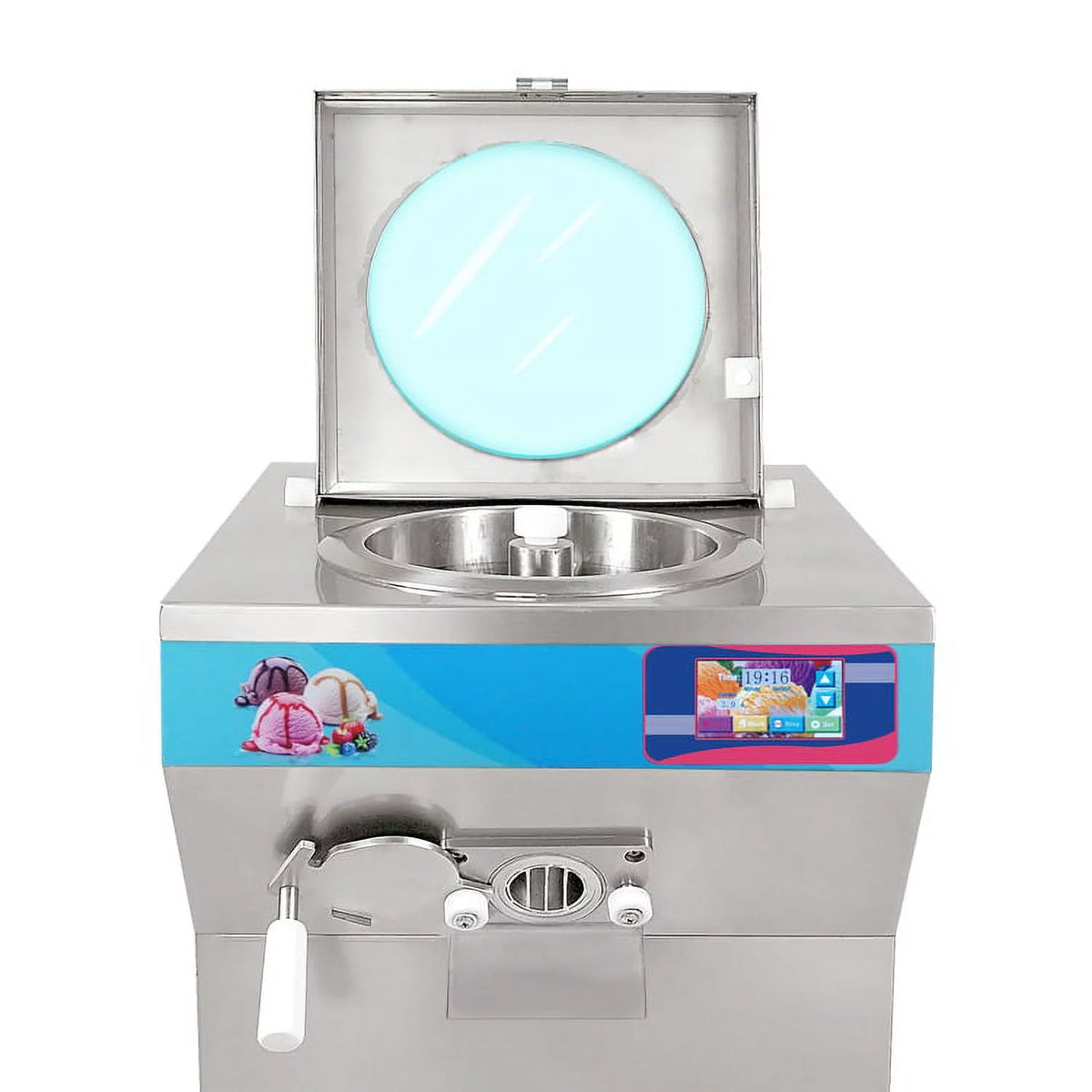 Commercial Fruit Hard Ice Cream Machine, Gelato Ice Cream Machine, Batch Freezer, Italian Ice Machine L135682