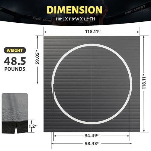 10' x 10' Wrestling Mat, Durable Judo Mat, Jiu Jitsu Mats I31777