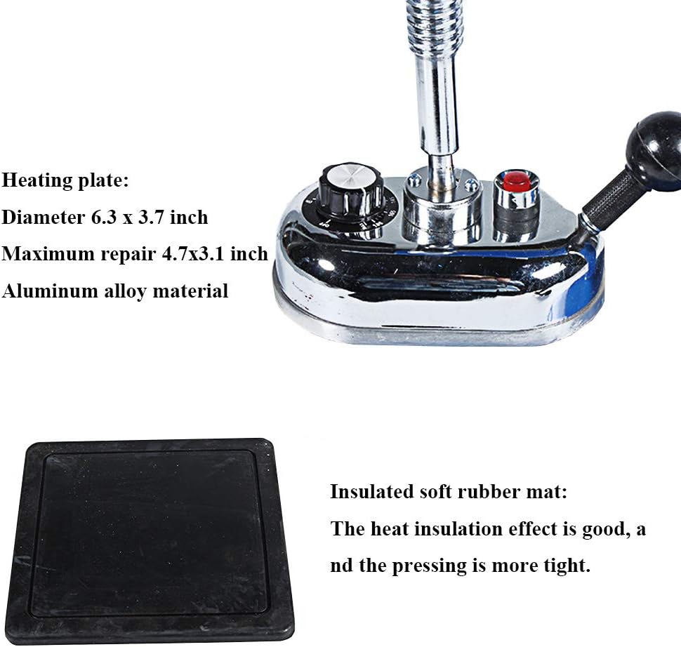 Automatic Tire Vulcanizing Machine with 6.3 x 3.7 inch Heater W8476