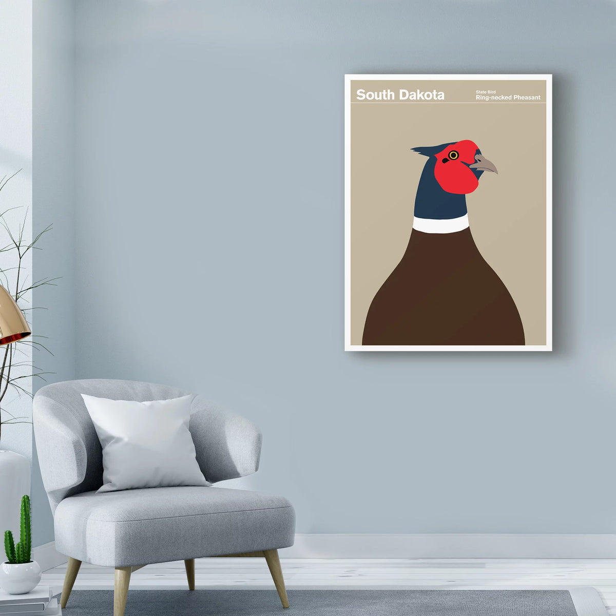 South Dakota Pheasant Canvas Art S794621