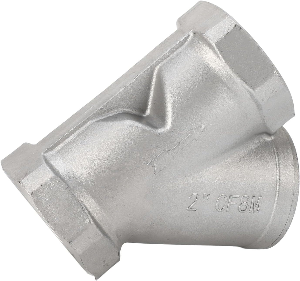 2 Inch DN50 Thread Y Type Strainer 304 Stainless Steel Y Shaped Filter M36107