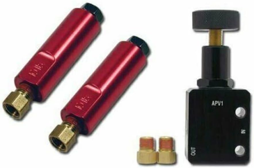 Adjustable Universal Proportioning Valve and 2PCS 10 Pound Residual Brake Pressure Check Valve Pack of 2 T533348