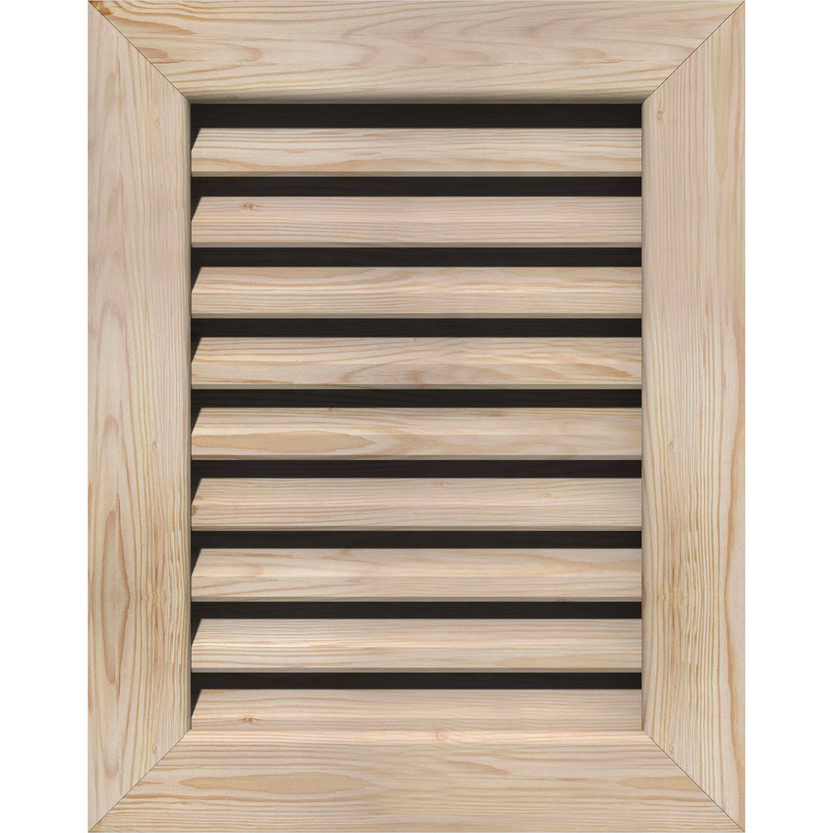 Unfinished Smooth Pine Gable Vent H992287