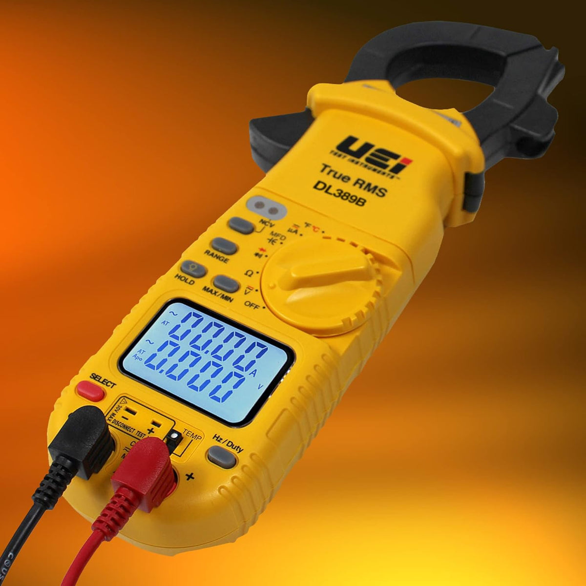 Digital True RMS Clamp Meter 4000 Counts Auto Ranging Voltmeter Y3631