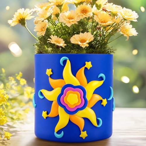 Purple 5 in Planters with Drainage O640