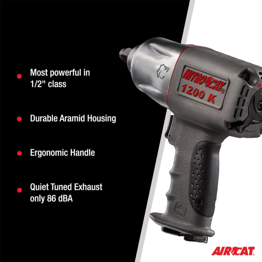 1/2-Inch Kevlar Composite Twin Clutch Impact Wrench G477
