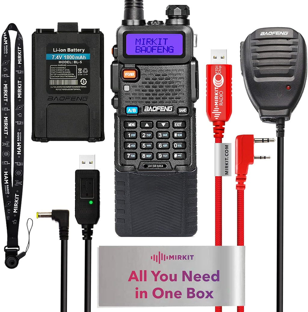 Handheld Ham Radio Starter Kit 8 Watt with 3800 mAh H51001