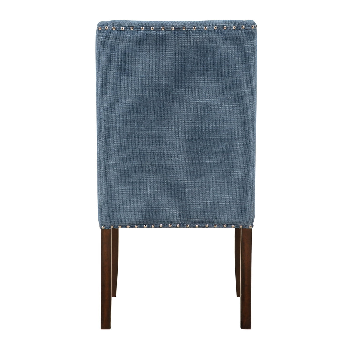 Brown and Blue Transitional Accent Dining Chair Set of Two I66310