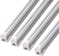 8FT 72W 9000LM 5000K Daylight White T8 Linkable LED Shop Light, 4 Packs D88389