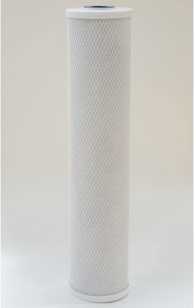 20-Inch 10 Micron Carbon Block Water Filter Cartridge (2-Pack) E411