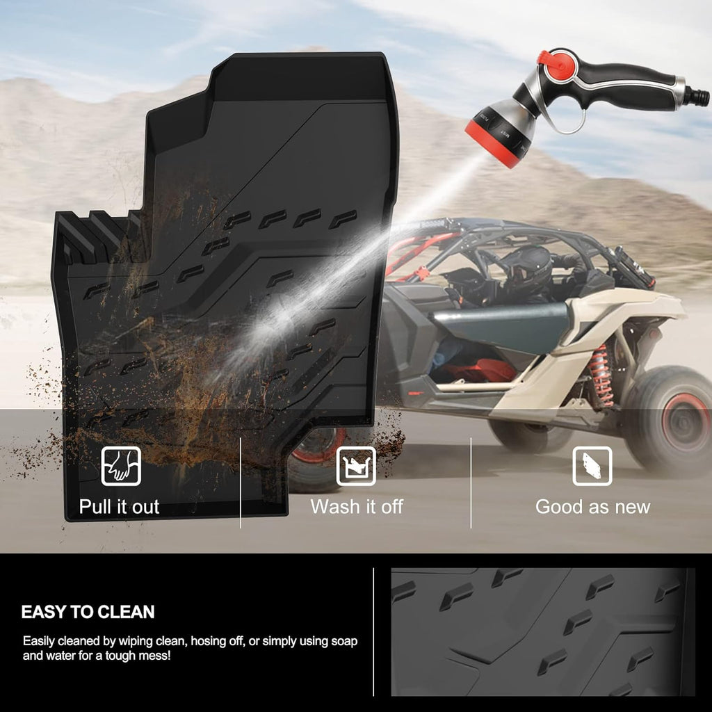 All Weather TPE Floor Mats Black B721