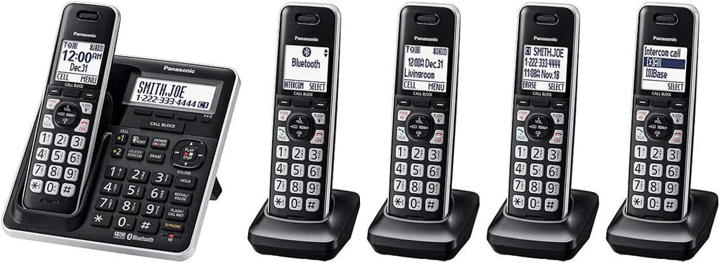 Expandable Cordless Phone System with 5 Handsets C27560