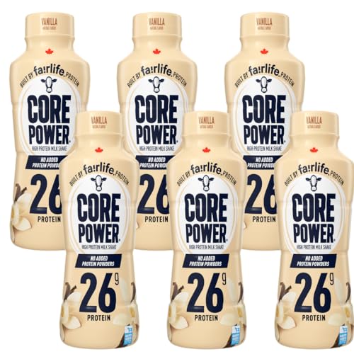 Natural Flavor Ready to Drink Protein Shake, 14 fl oz, 26 gram, Pack of 6 K1945