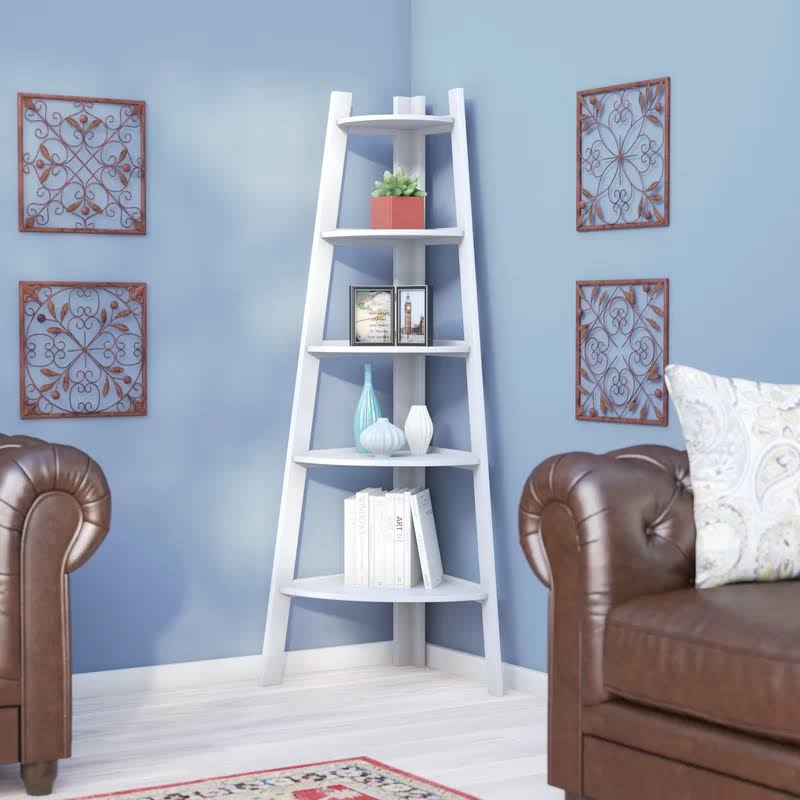 Black Corner Unit Bookcase D5169