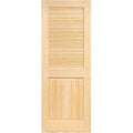 Solid Wood Louvered Slab Door Y39220