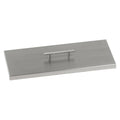 Stainless Steel Cover for Rectangular Drop-in Fire Pit Pan D9831