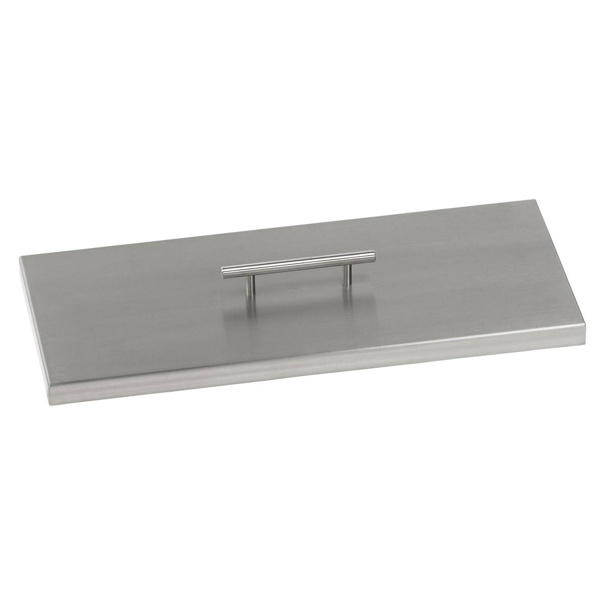 Stainless Steel Cover for Rectangular Drop-in Fire Pit Pan D9831