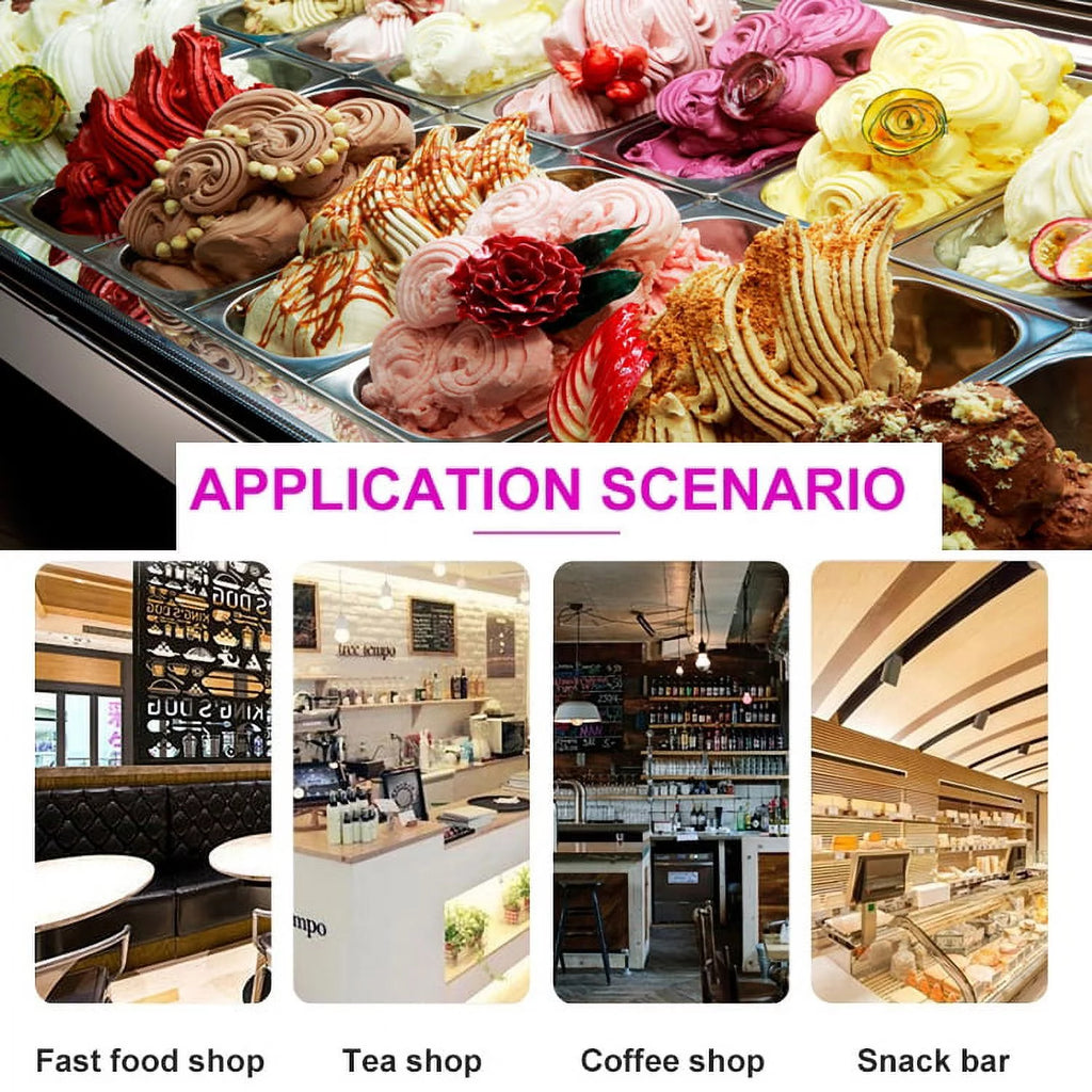 Commercial Fruit Hard Ice Cream Machine, Gelato Ice Cream Machine, Batch Freezer, Italian Ice Machine L135682