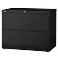Black 2-Drawer Lateral Filing Cabinet W585
