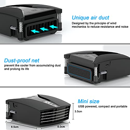 Laptop Fan Cooler with Temperature Display N5599