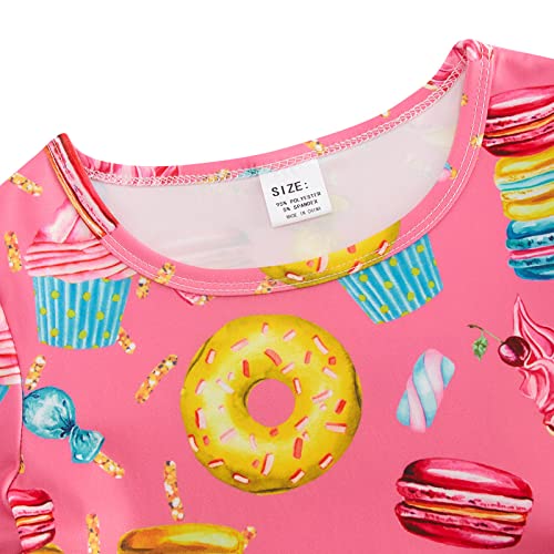 Little Girls Short Sleeve Casual Summer Sundress H499061